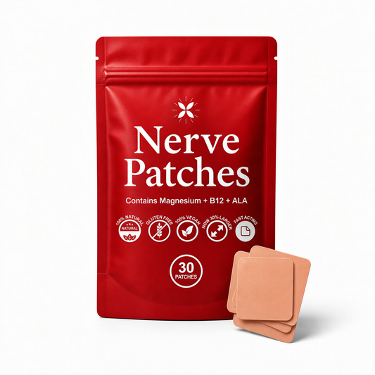 nerve patches red premium finish with patches